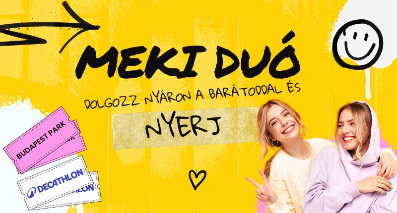 Meki Duó – dolgozz a barátoddal, és hozd ki a legtöbbet a nyárból
